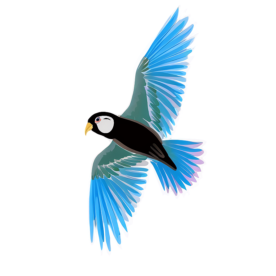 Bird Flying A PNG image