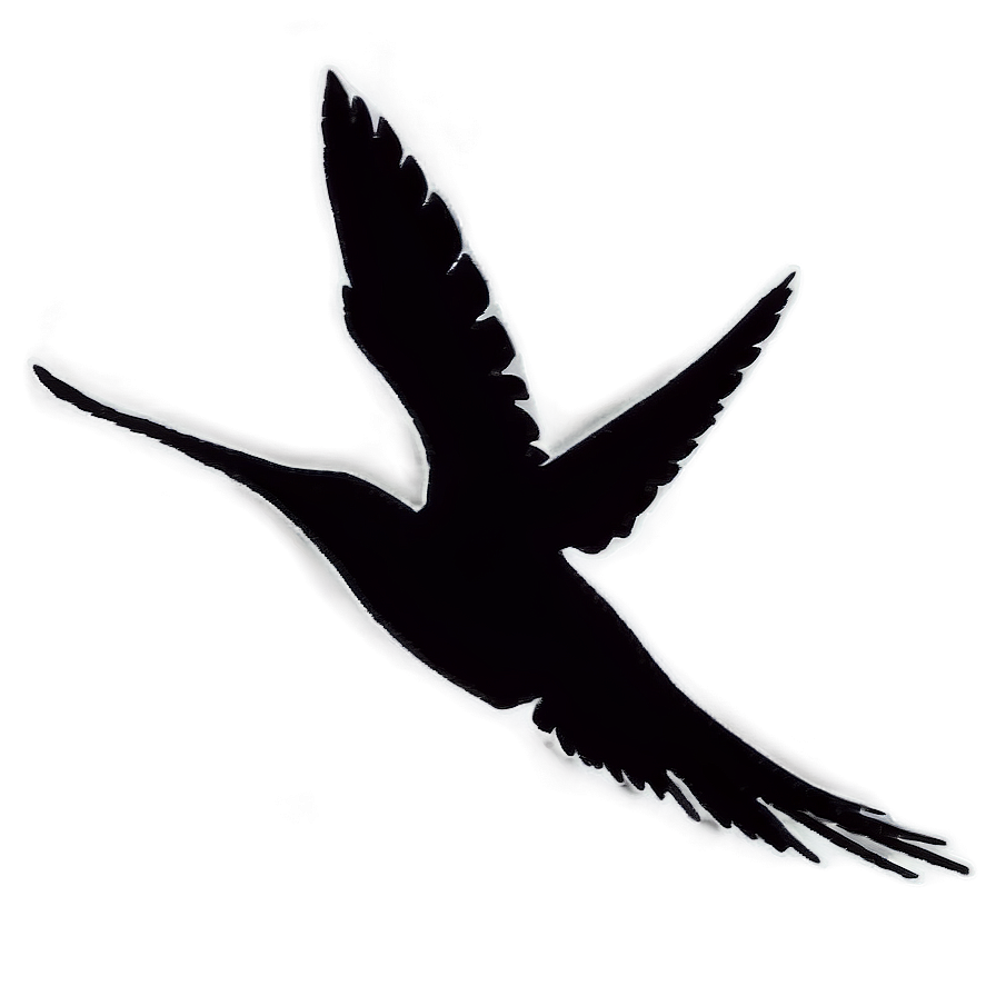 Bird Flying Silhouette Png 06122024 PNG image