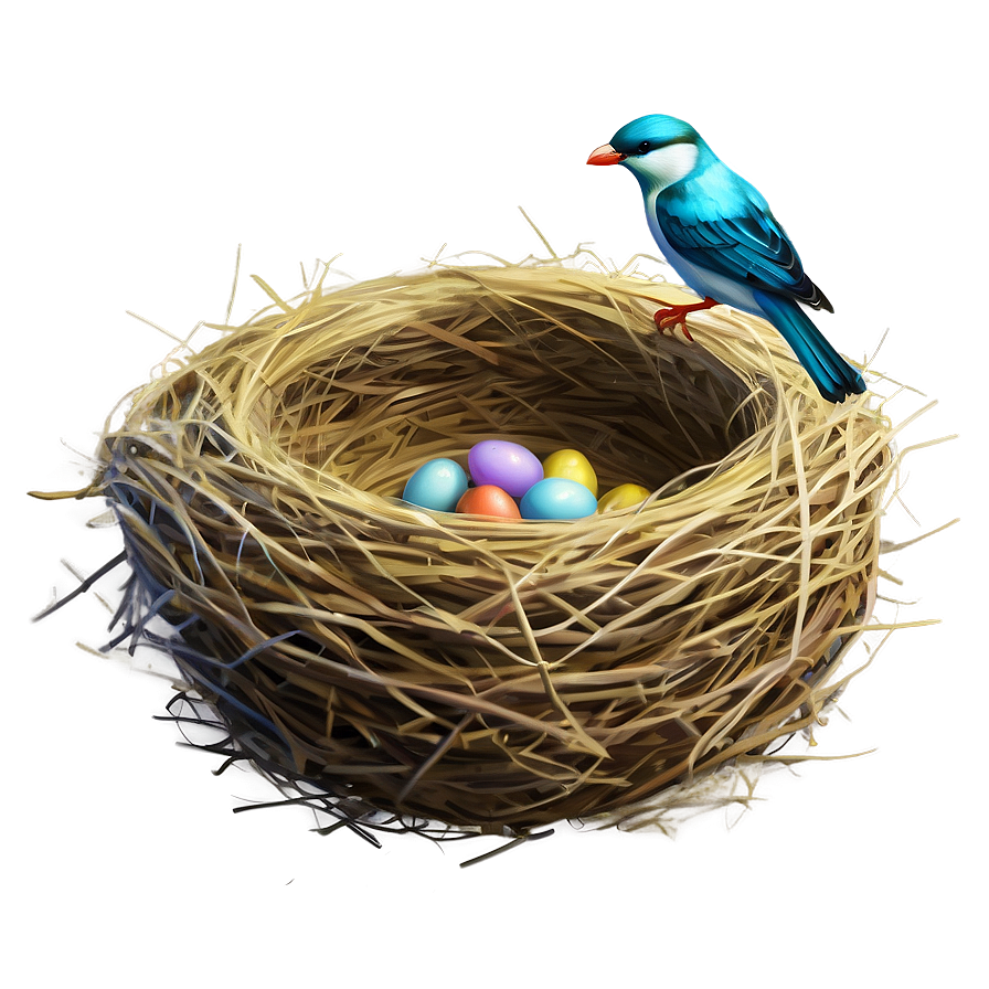 Bird Nest Illustration Png Qhs PNG image