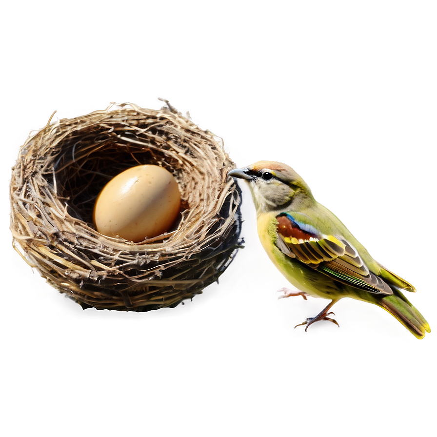 Bird Nest With Sparrow Png Bri86 PNG image