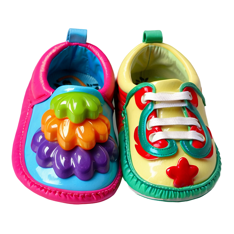 Birthday Baby Shoes Png Box PNG image