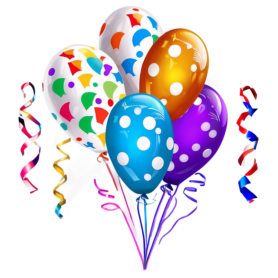 Birthday Balloon And Cake Png 98 PNG image