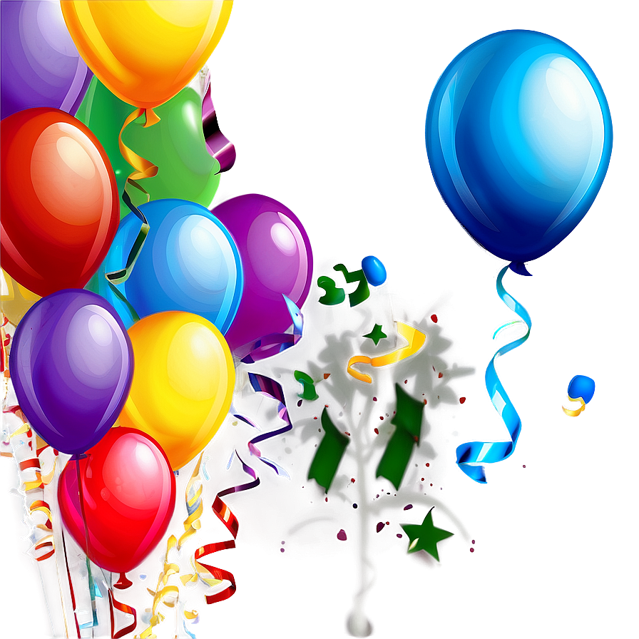 Birthday Balloon Bouquet Png Tqc94 PNG image