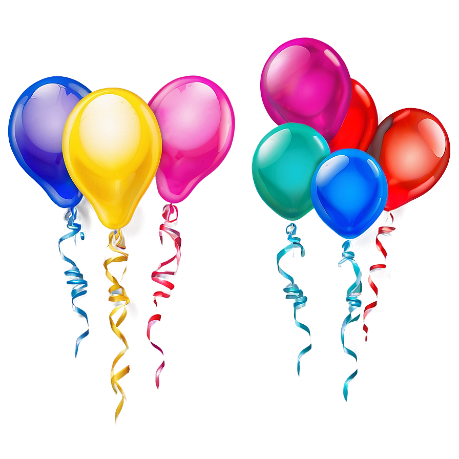 Birthday Balloon Cluster Png 16 PNG image