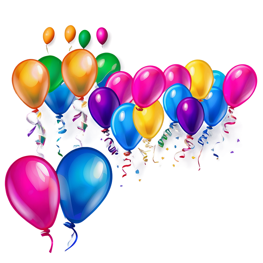 Birthday Balloon Graphics Png Wcj PNG image