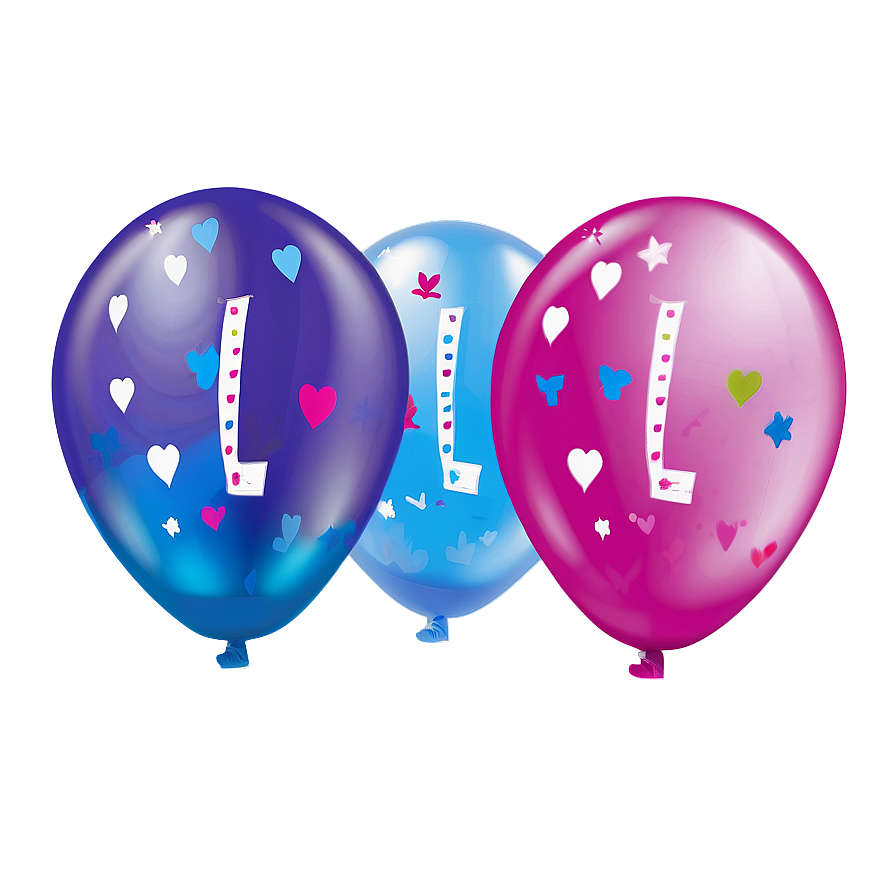 Birthday Balloon Illustration Png 06272024 PNG image