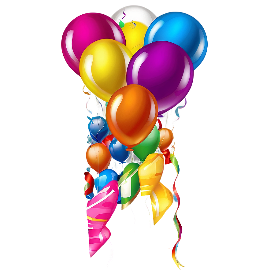 Birthday Balloon Vector Png 06272024 PNG image