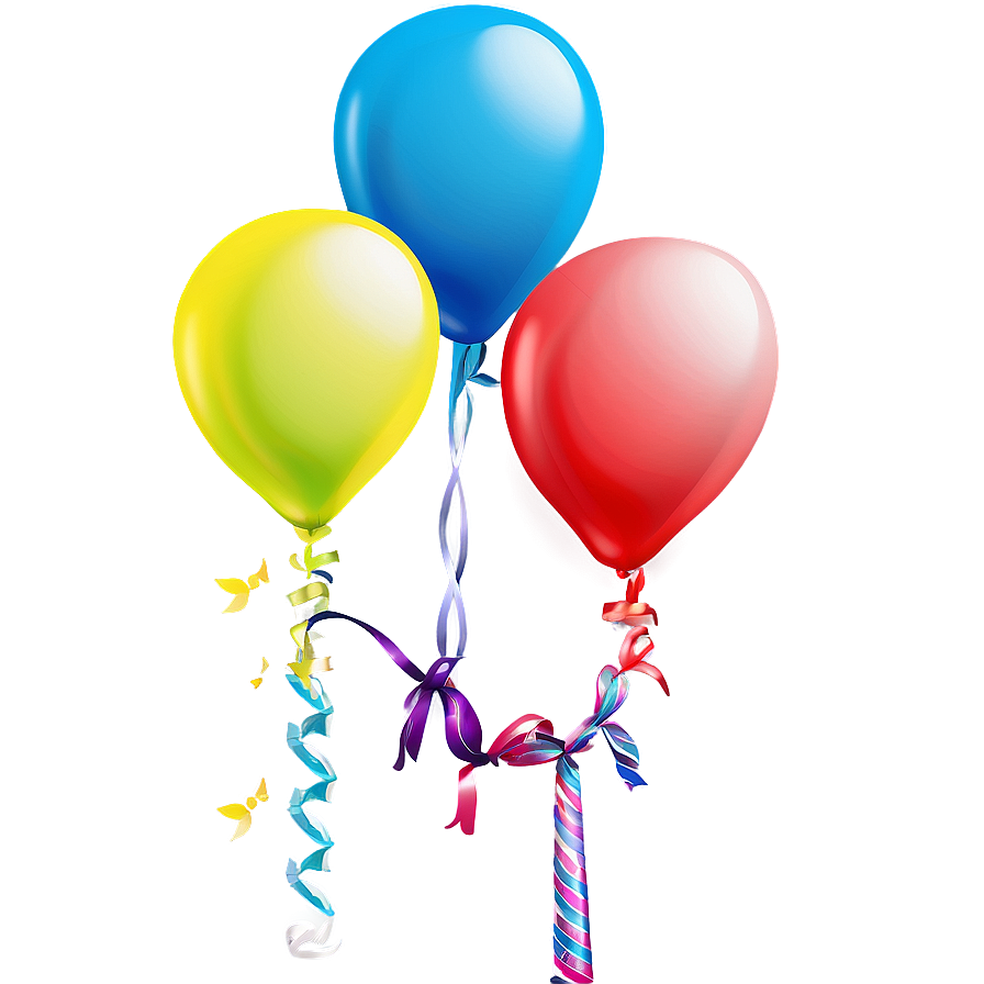 Birthday Balloons Png Wkp86 PNG image