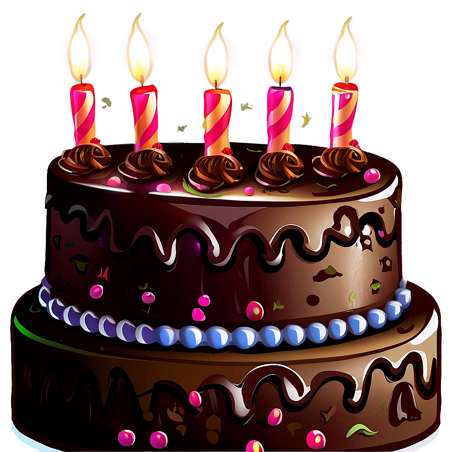 Birthday Cake C PNG image