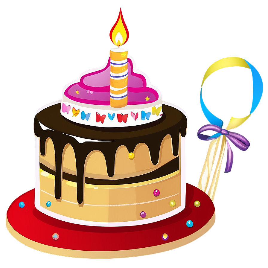 Birthday Cake Clipart Png 05042024 PNG image