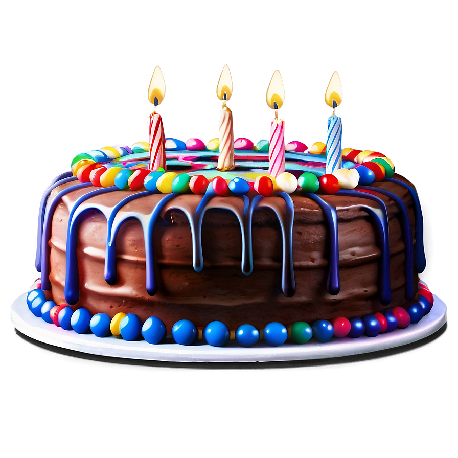 Birthday Cake Clipart Png 05042024 PNG image