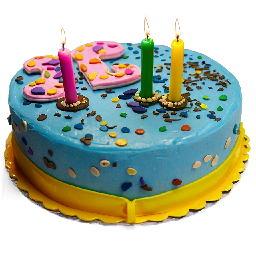 Birthday Cake For Teens Png Pdg PNG image