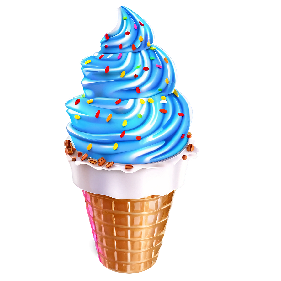 Birthday Cake Ice Cream Sundae Png 45 PNG image