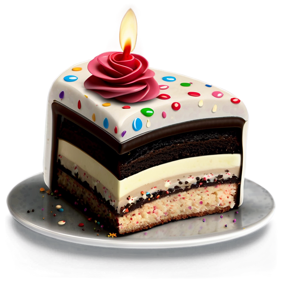 Birthday Cake Slice Png 05042024 PNG image