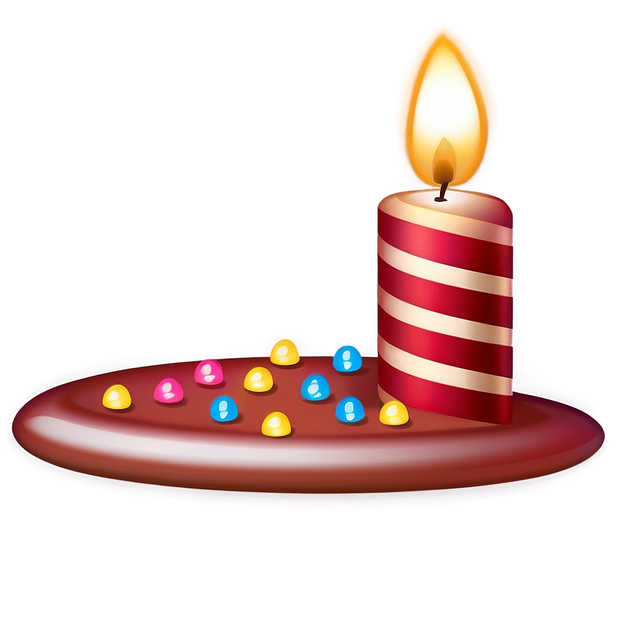 Birthday Candle Emoji Png Rkx PNG image