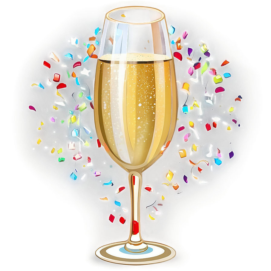 Birthday Champagne Png 5 PNG image