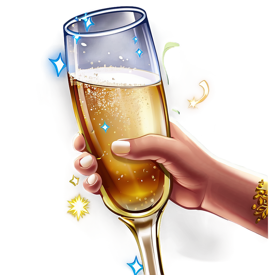 Birthday Champagne Png Hau34 PNG image