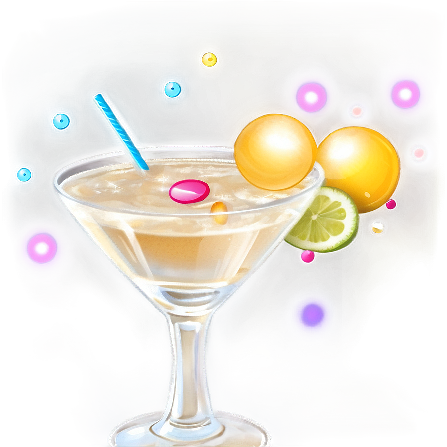 Birthday Cocktail Png 05042024 PNG image