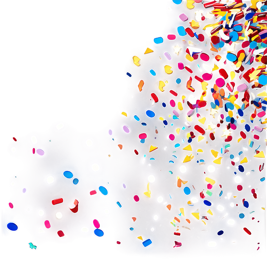 Birthday Confetti Png 27 PNG image