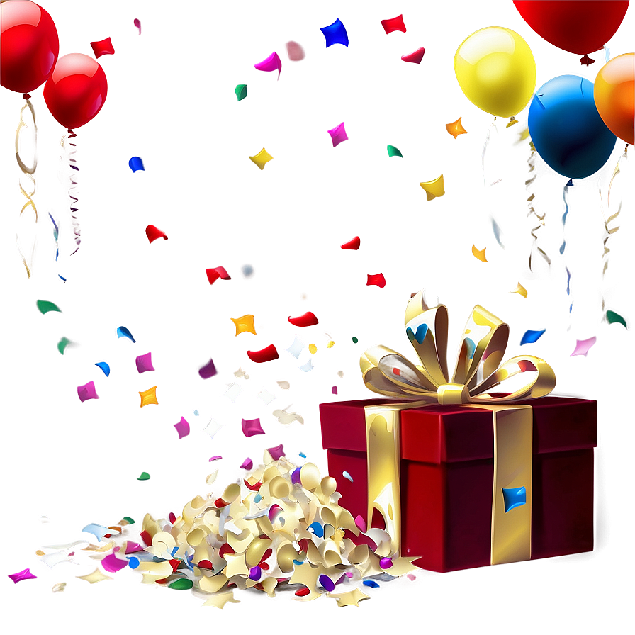Birthday Confetti Png Pxg PNG image