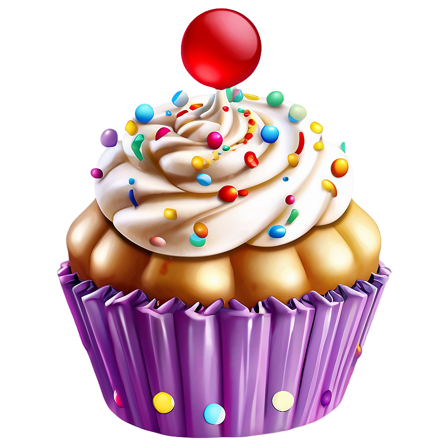 Birthday Cupcake Emoji Png 06272024 PNG image