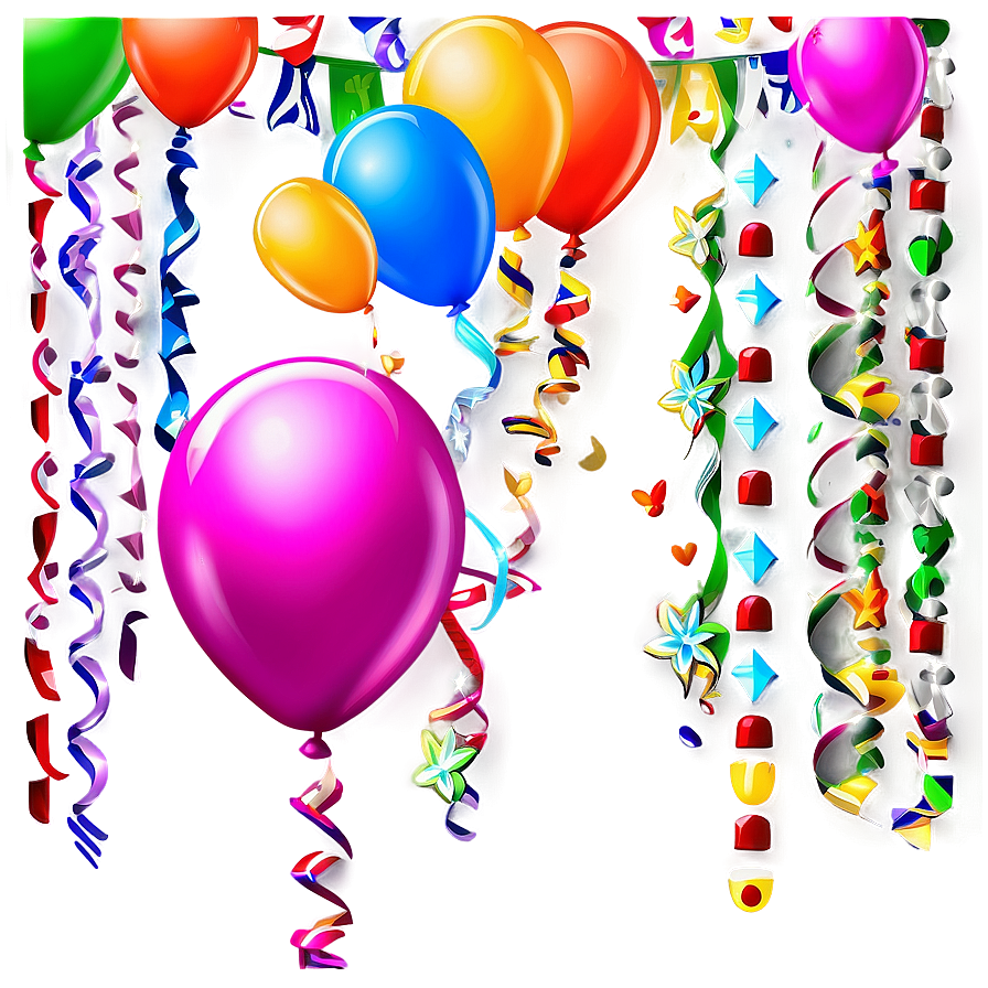 Birthday Decorations Png 05042024 PNG image