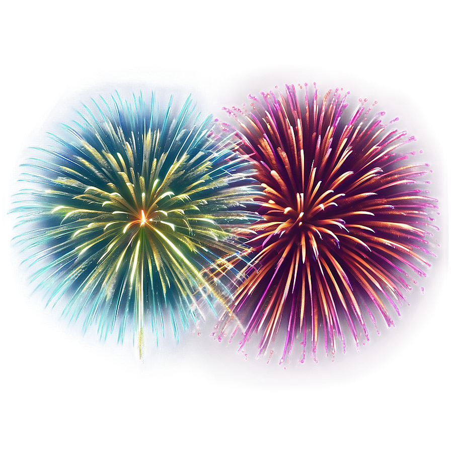 Birthday Fireworks Png 05042024 PNG image