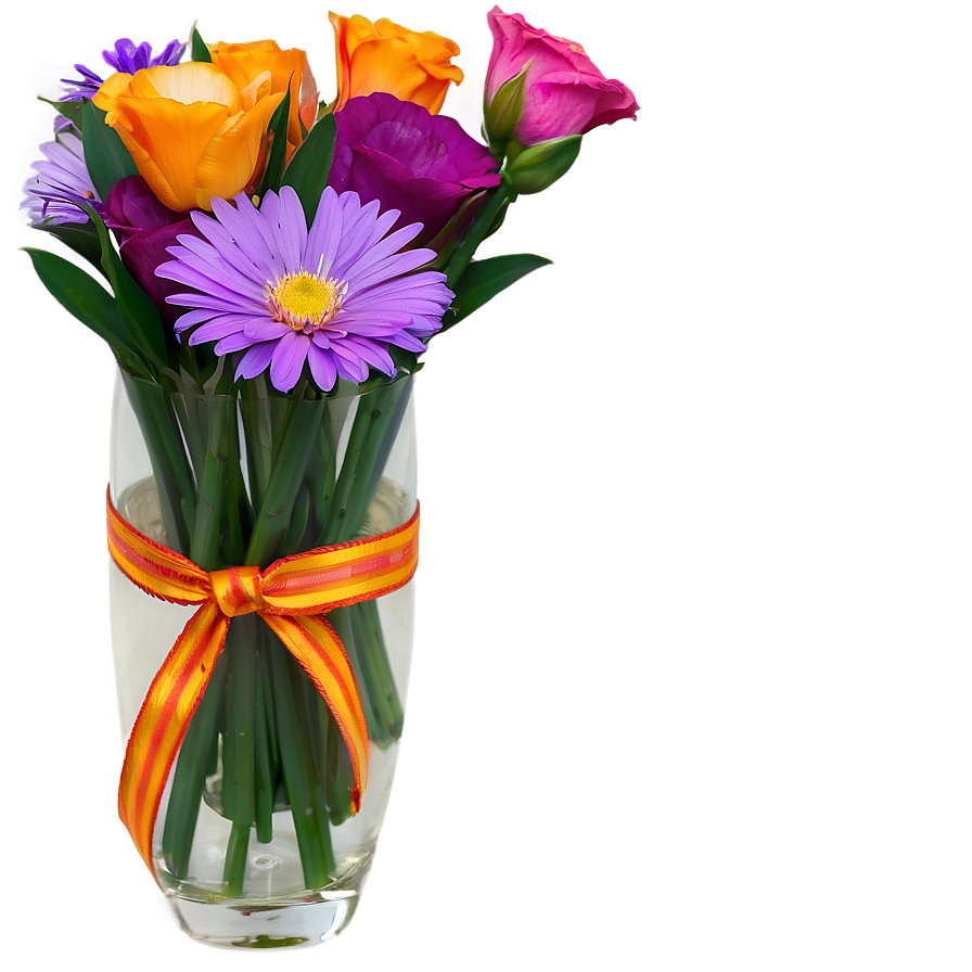 Birthday Flowers In Vase Png 06272024 PNG image