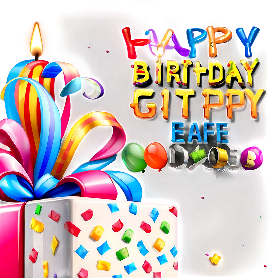 Birthday Gift Box Png Mkj PNG image