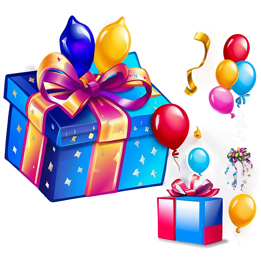 Birthday Gift Box Png Xjw PNG image