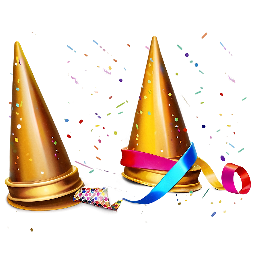 Birthday Hat Confetti Png Mvx20 PNG image
