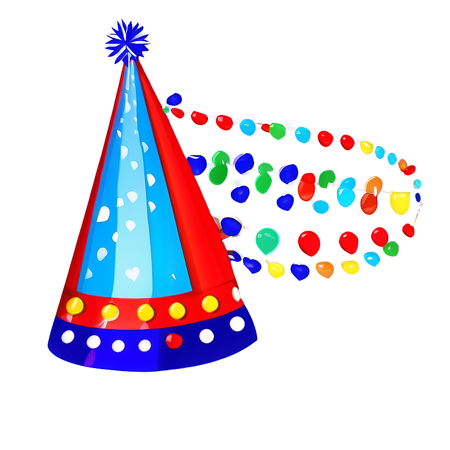 Birthday Hat Illustration Png 05042024 PNG image