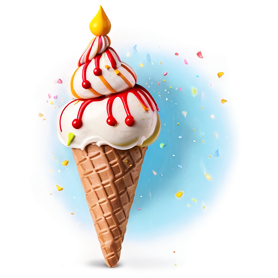 Birthday Ice Cream Png Egw71 PNG image