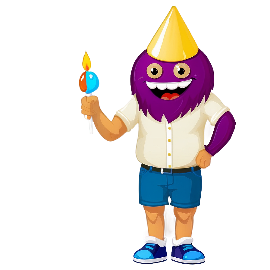 Birthday Mascot Png 16 PNG image