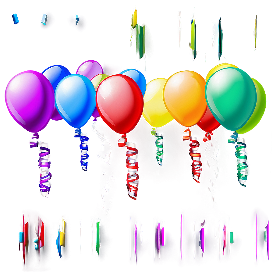 Birthday Party Balloons Png 97 PNG image