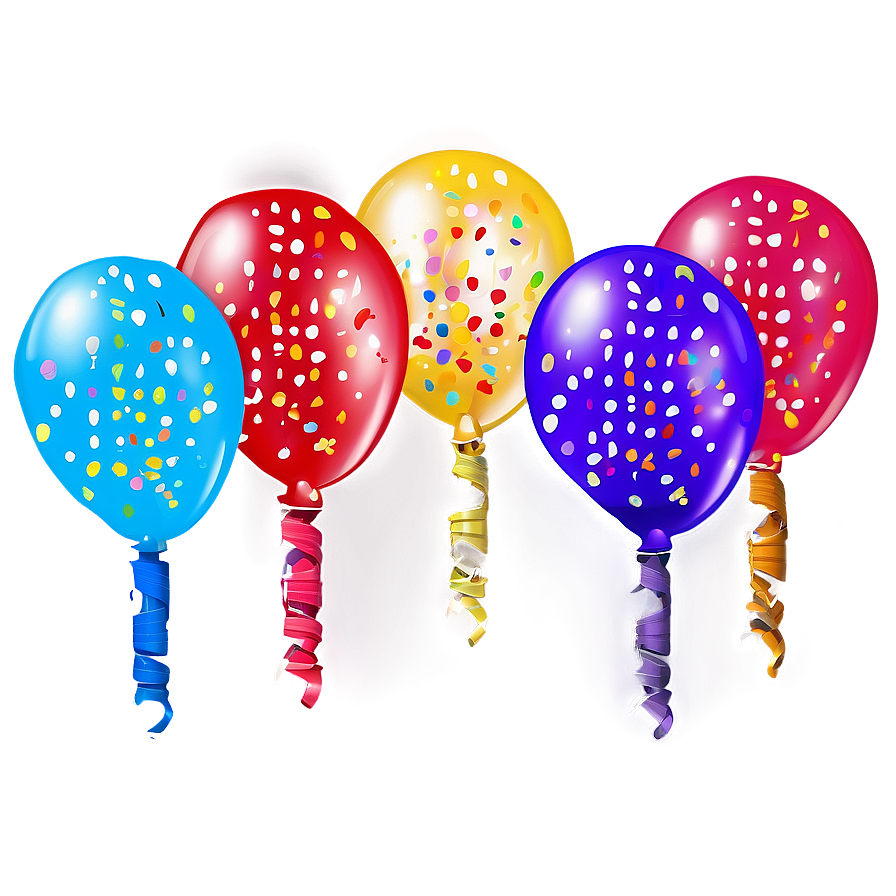 Birthday Party Balloons Png Lqk8 PNG image