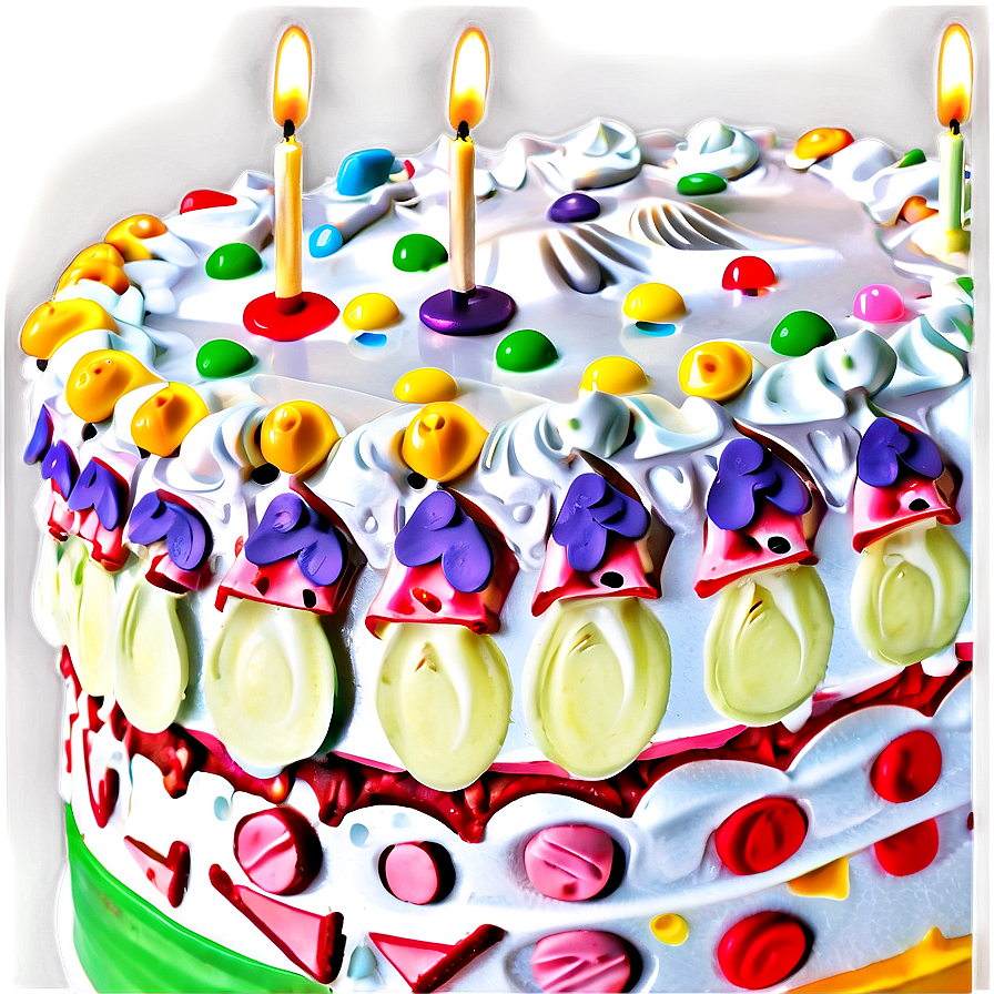Birthday Party Cake Png 05042024 PNG image