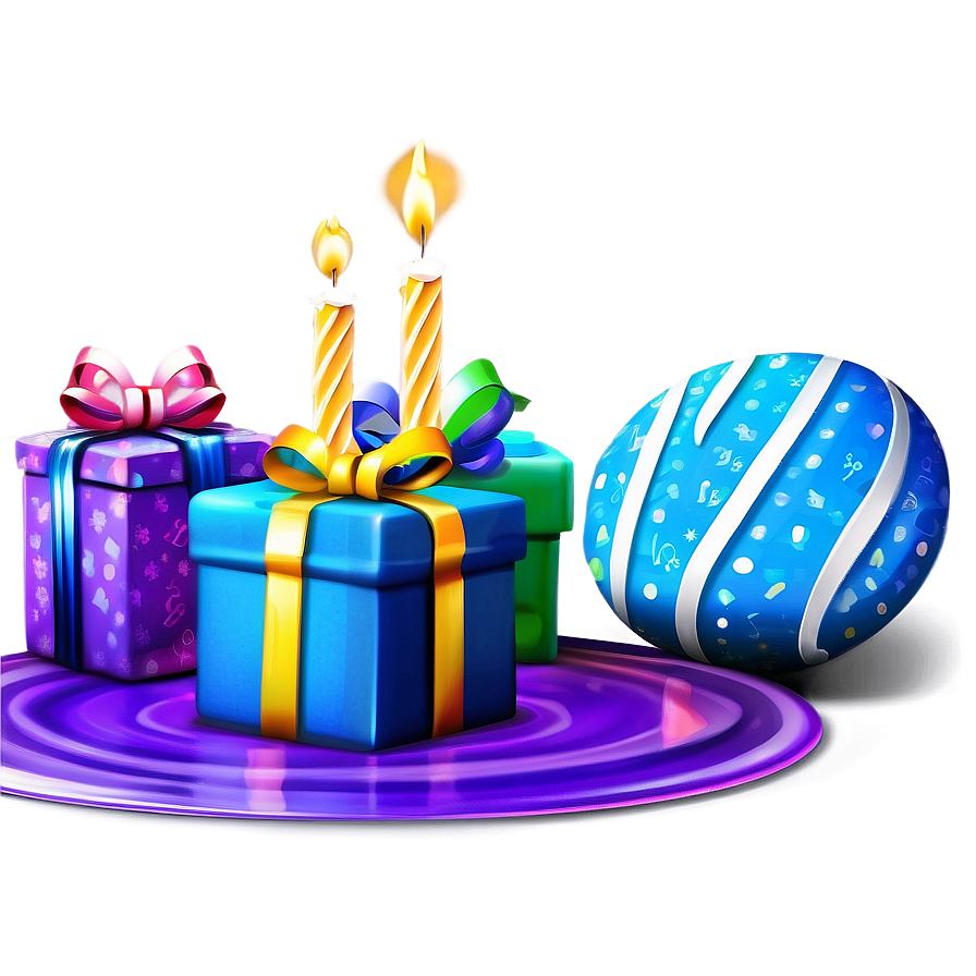 Birthday Party Decor Png Htf PNG image