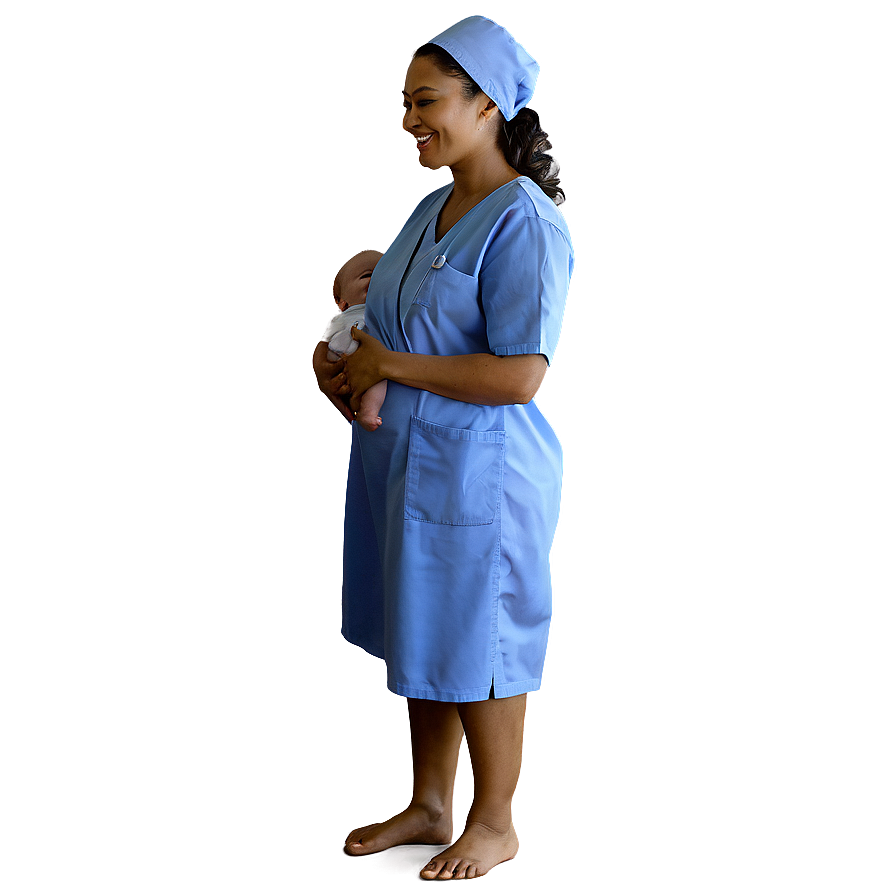 Birthing Nurse Png 06292024 PNG image