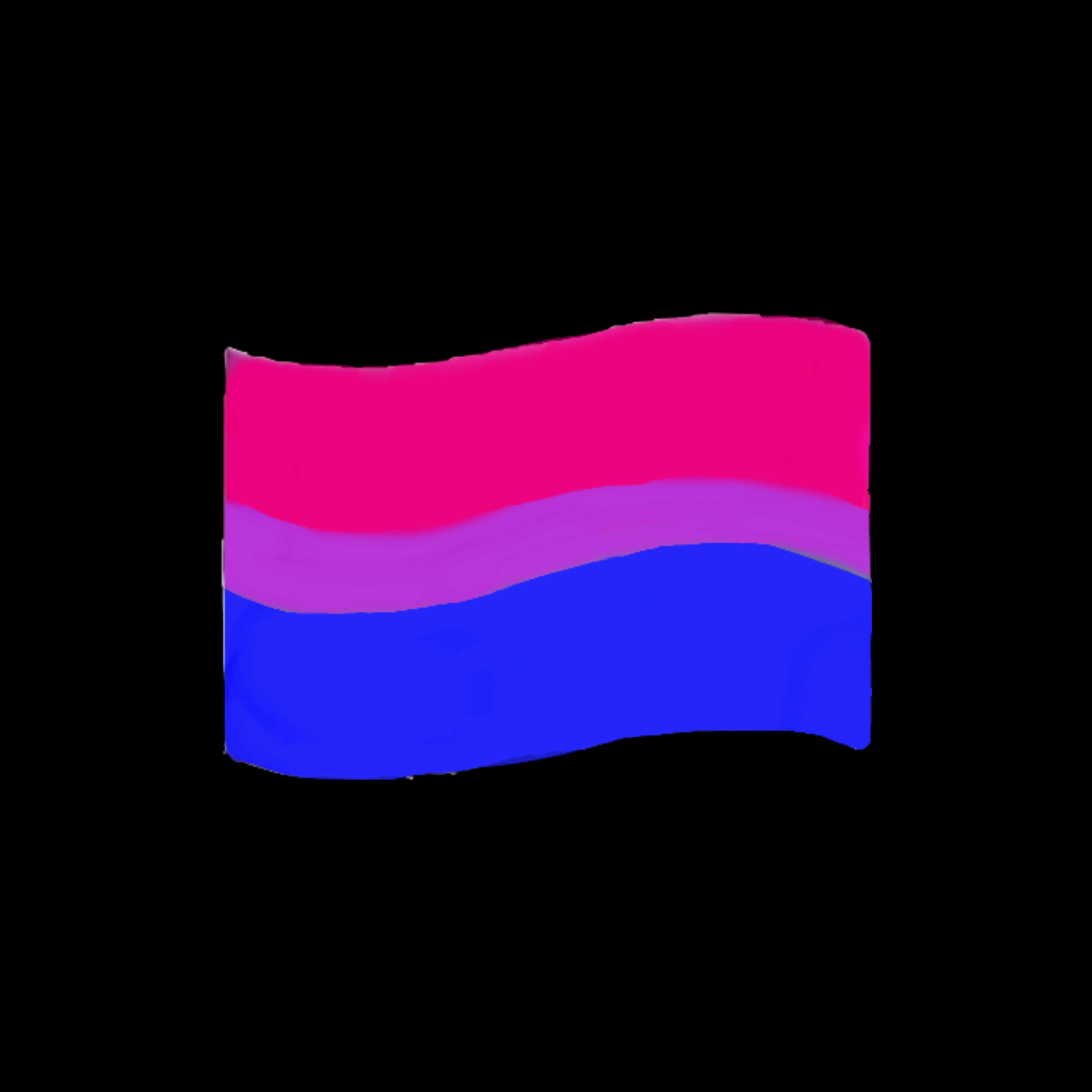 Bisexual Pride Flag Illustration PNG image