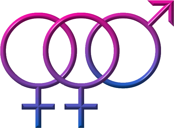 Bisexual Symbol Graphic PNG image