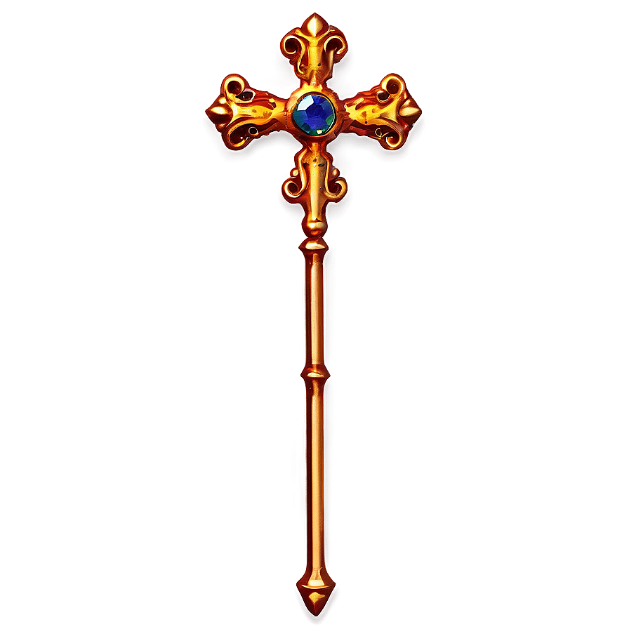 Bishop's Crosier Staff Png Umm PNG image