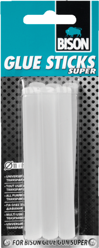 Bison Glue Sticks Super Packaging PNG image