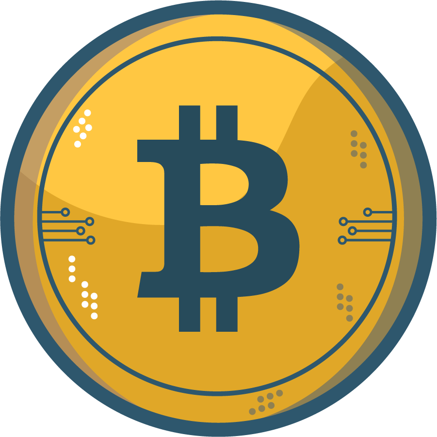Bitcoin Cryptocurrency Icon PNG image