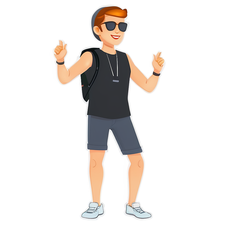 Bitmoji Music Festival Style Png 06202024 PNG image