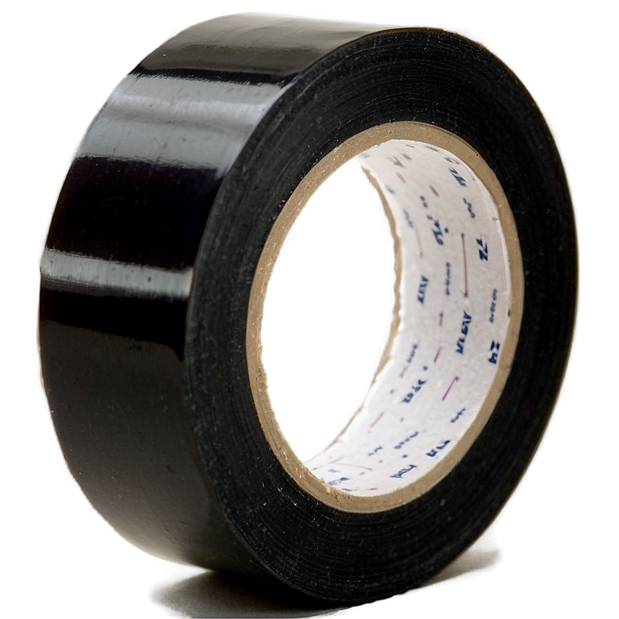 Black Acrylic Tape Png Jdo41 PNG image