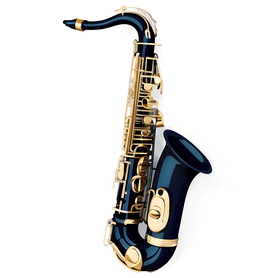 Black Alto Saxophone Png 06282024 PNG image