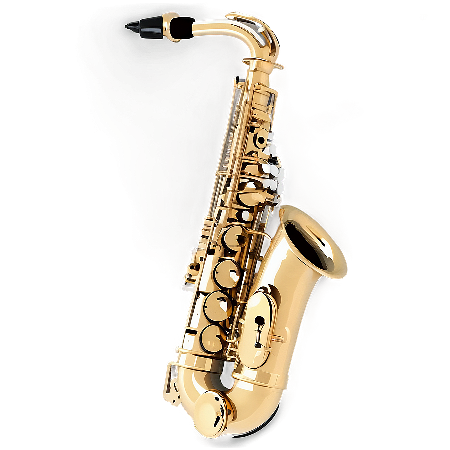 Black Alto Saxophone Png Ymf PNG image