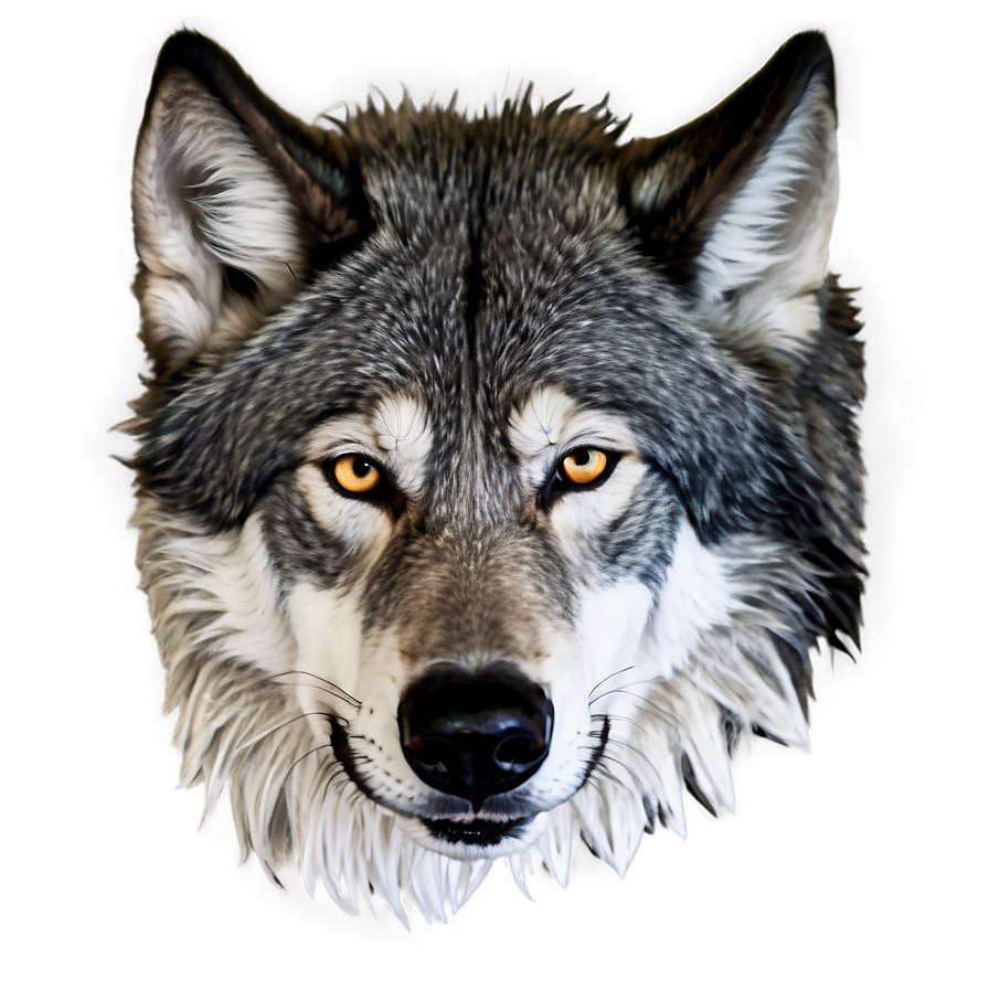 Black And White Alpha Wolf Png Tja31 PNG image