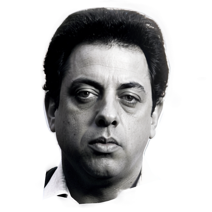 Black And White Billy Joel Png Nca PNG image